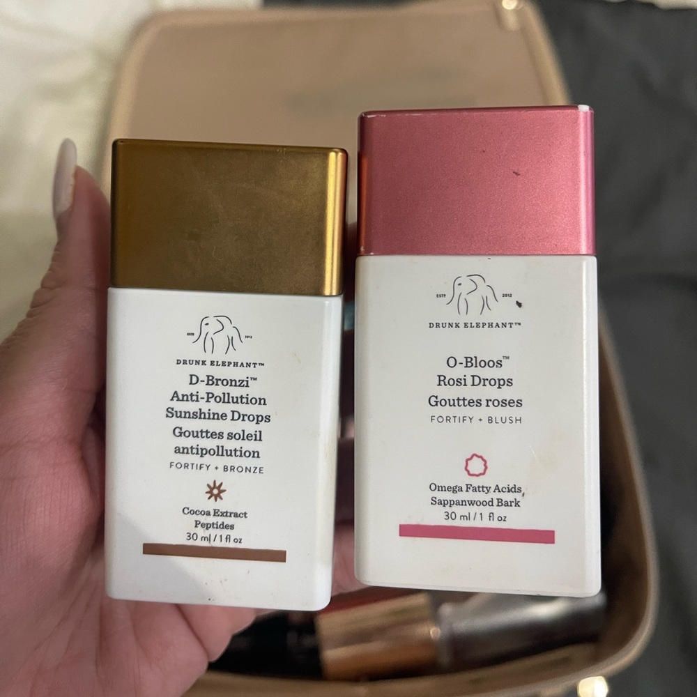 Drunk elephant bronzing and blush drops✨